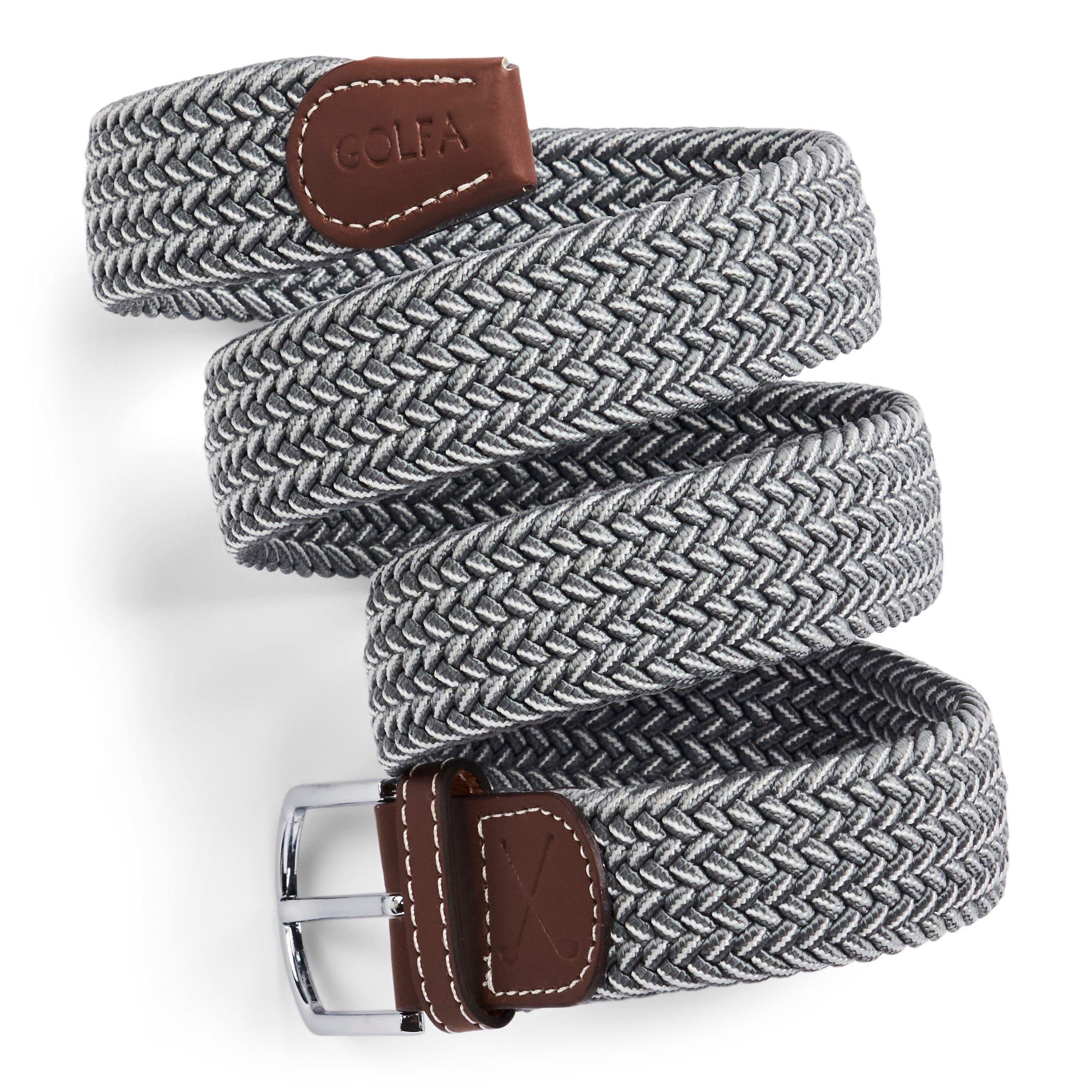 Pro Stretch Belt - Grey & White