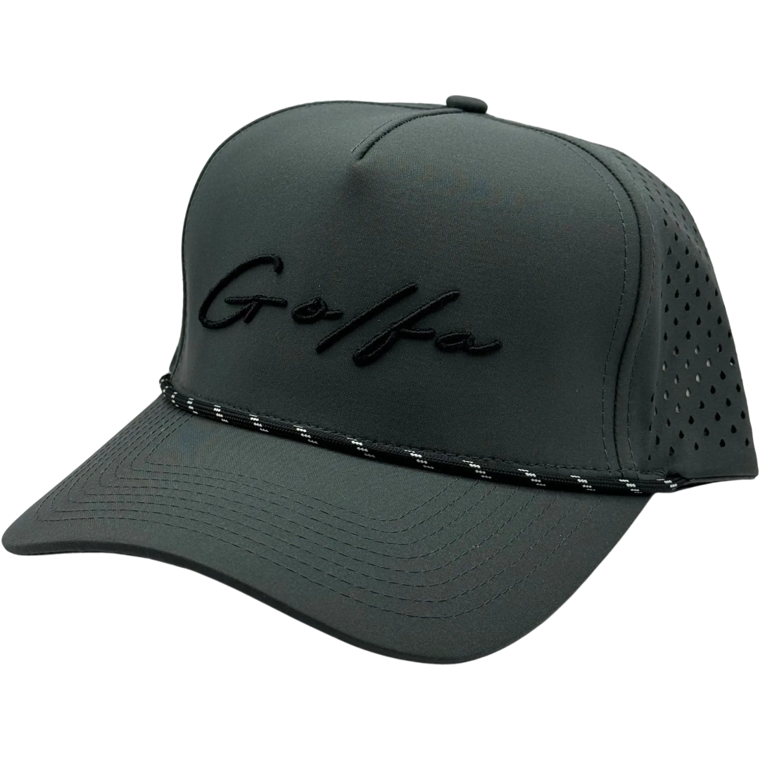 Signature Hydro Rope Hat - Charcoal