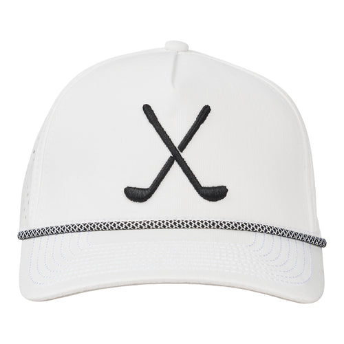 GOLFA Black Hydro Rope Hat