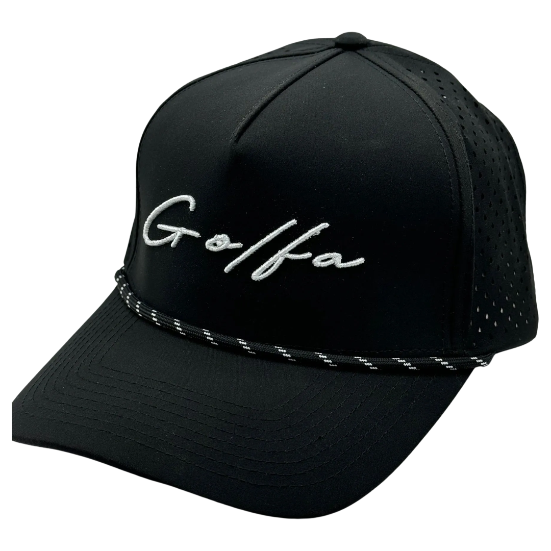 Signature Hydro Rope Hat - Black