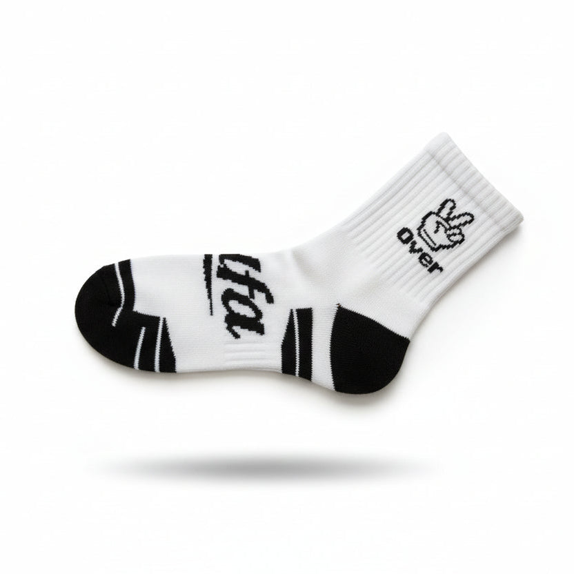 Comfort Socks - Quarter Crew White